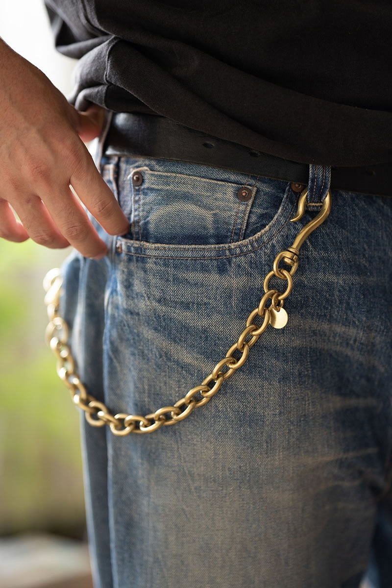 ショートタイプ ビッグジョン 真鍮ブラス製 ウォレットチェーン ショート 財布用コード チェーン アメカジ アクセサリー 経年変化 ショートタイプ ビッグジョン 真鍮ブラス製 ウォレットチェーン ショート 財布用コード チェーン アメカジ アクセサリー 経年変化