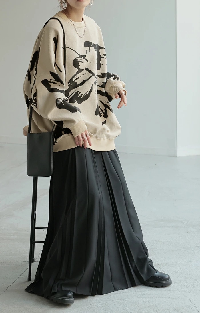 ニット 花柄 スポンジニット 体型カバーレディース プルオーバー セーター トレーナー トップス 軽い スポンジ 長袖 丸首 ライトニット レイヤード モチーフ チュニック お尻が隠れる ゆったり 長 ニット 花柄 スポンジニット 体型カバーレディース プルオーバー セーター トレーナー トップス 軽い スポンジ 長袖 丸首 ライトニット レイヤード モチーフ チュニック お尻が隠れる ゆったり 長