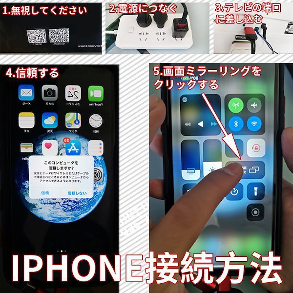 Qoo10] HDMI変換ケーブル IPHONE AN