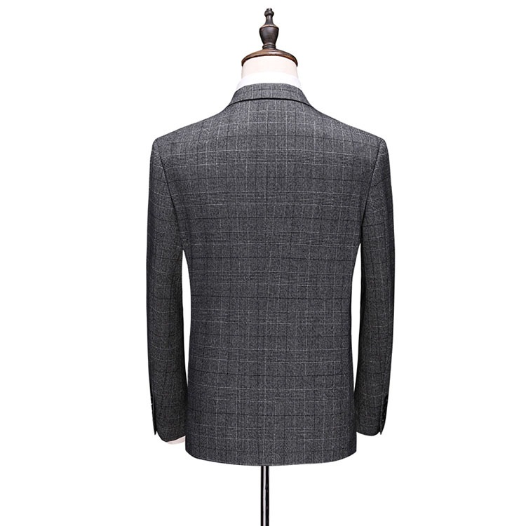 スリーピーススーツメンズ春夏春物チェック柄スーツメンズ スリーピーススーツメンズダブルスーツメンズチェックグレーベスト付き 入学式 スリーピーススーツ3ピーススーツ大きいサイズ 男性男の子 灰色大きい