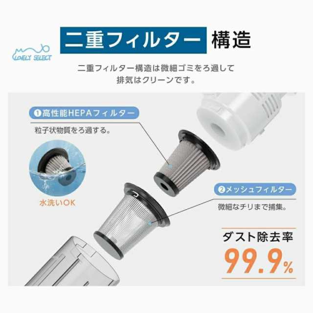 掃除機 サイクロン コードレス 強力吸引 軽量 静音 お手入れ簡単 新生活 一人暮らし 6000pa 小型 スティッククリーナー 省エネ 新作 掃除機 サイクロン コードレス 強力吸引 軽量 静音 お手入れ簡単 新生活 一人暮らし 6000pa 小型 スティッククリーナー 省エネ 新作