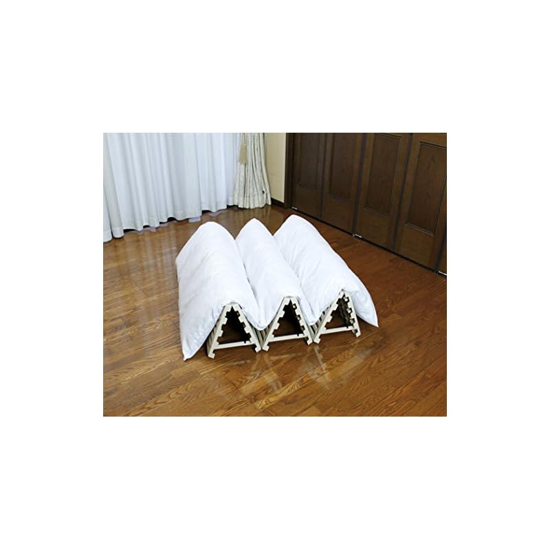 蝶プラ工業 すのこベッド エアースリープ アイボリー 100×201×3cm 782436