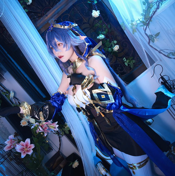 新品未使用原神（Genshin） 藍硯/ランヤン コスプレ衣装 原神 キャラ
