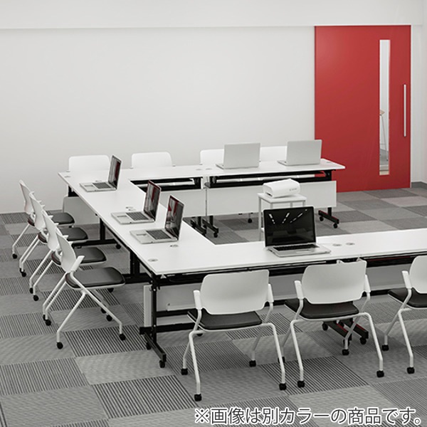 オフィスチェア 4脚セット 座面高47.5cm キャスターチェア 折りたたみ 収納 平行 法人限定 オフィスチェア 4脚セット 座面高47.5cm キャスターチェア 折りたたみ 収納 平行 法人限定