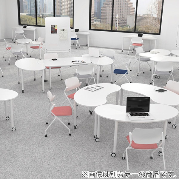 オフィスチェア 4脚セット 座面高47.5cm キャスターチェア 折りたたみ 収納 平行 法人限定 オフィスチェア 4脚セット 座面高47.5cm キャスターチェア 折りたたみ 収納 平行 法人限定