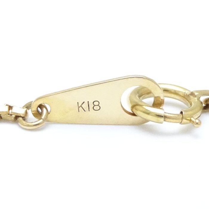 コインモチーフ ペンダント ネックレス K18YG イエローゴールド/75174【中古】