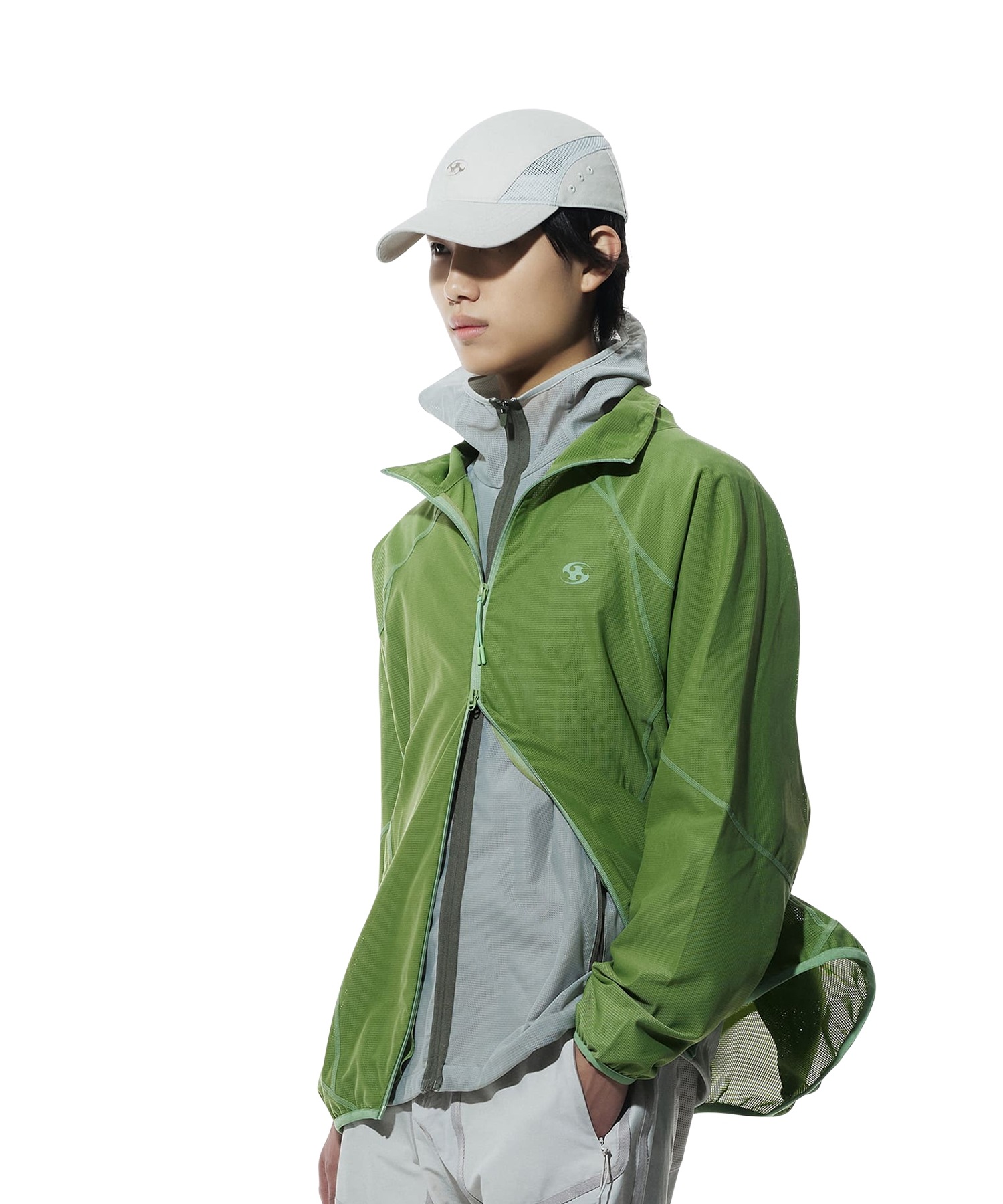 【SANSANGEAR】 24SS CURVE PANEL CAP : LIGHT BEIGE 【SANSANGEAR】 24SS CURVE PANEL CAP : LIGHT BEIGE