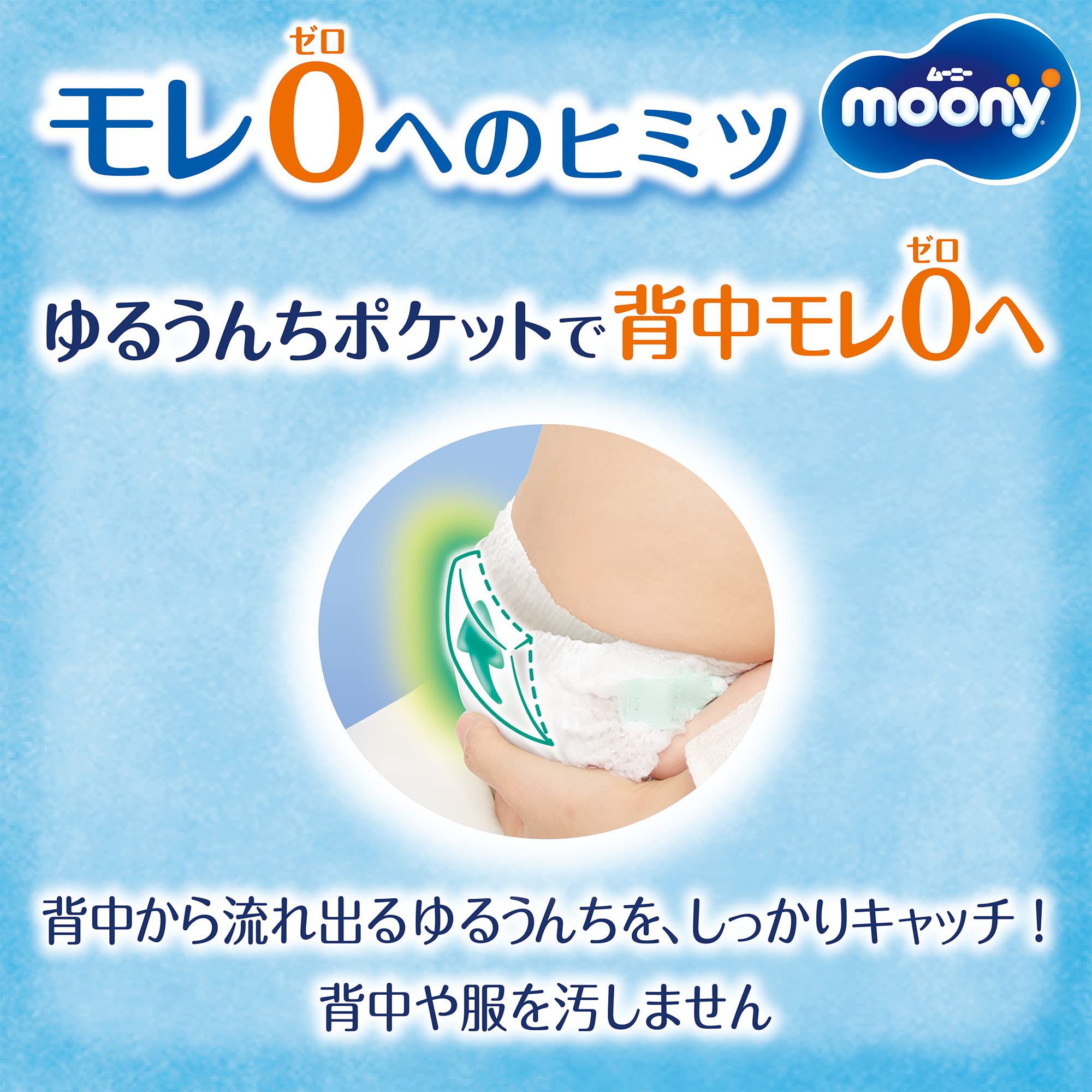 【パンツ Sサイズ】ムーニーマン オムツ(4~8kg)216枚(72枚×3) [ケース品] 【Amazon.co.jp限定】