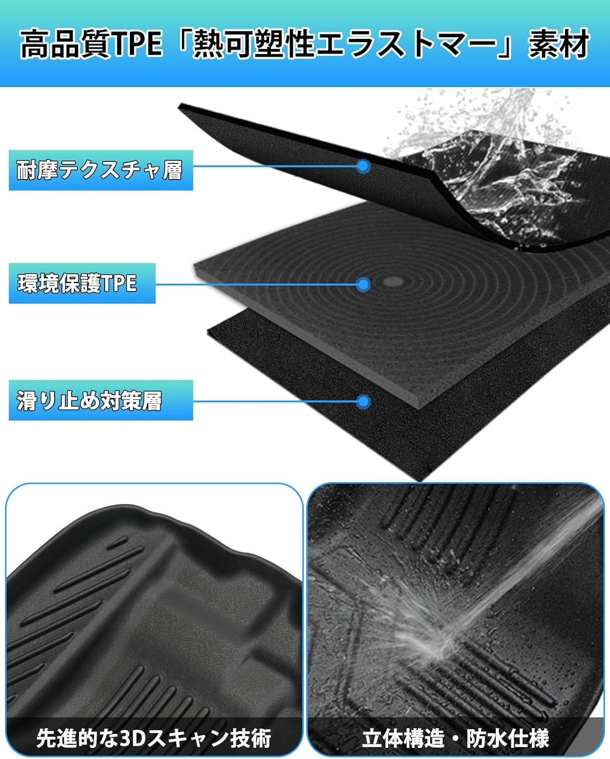 Cartist スズキ 新型 ハスラー MR52S MR92S型 フロアマット セカンドマット 車用 3Dフロアマット hustler 2020年1月~ 立体 カーマット 車種専用設計 防水 Cartist スズキ 新型 ハスラー MR52S MR92S型 フロアマット セカンドマット 車用 3Dフロアマット hustler 2020年1月~ 立体 カーマット 車種専用設計 防水