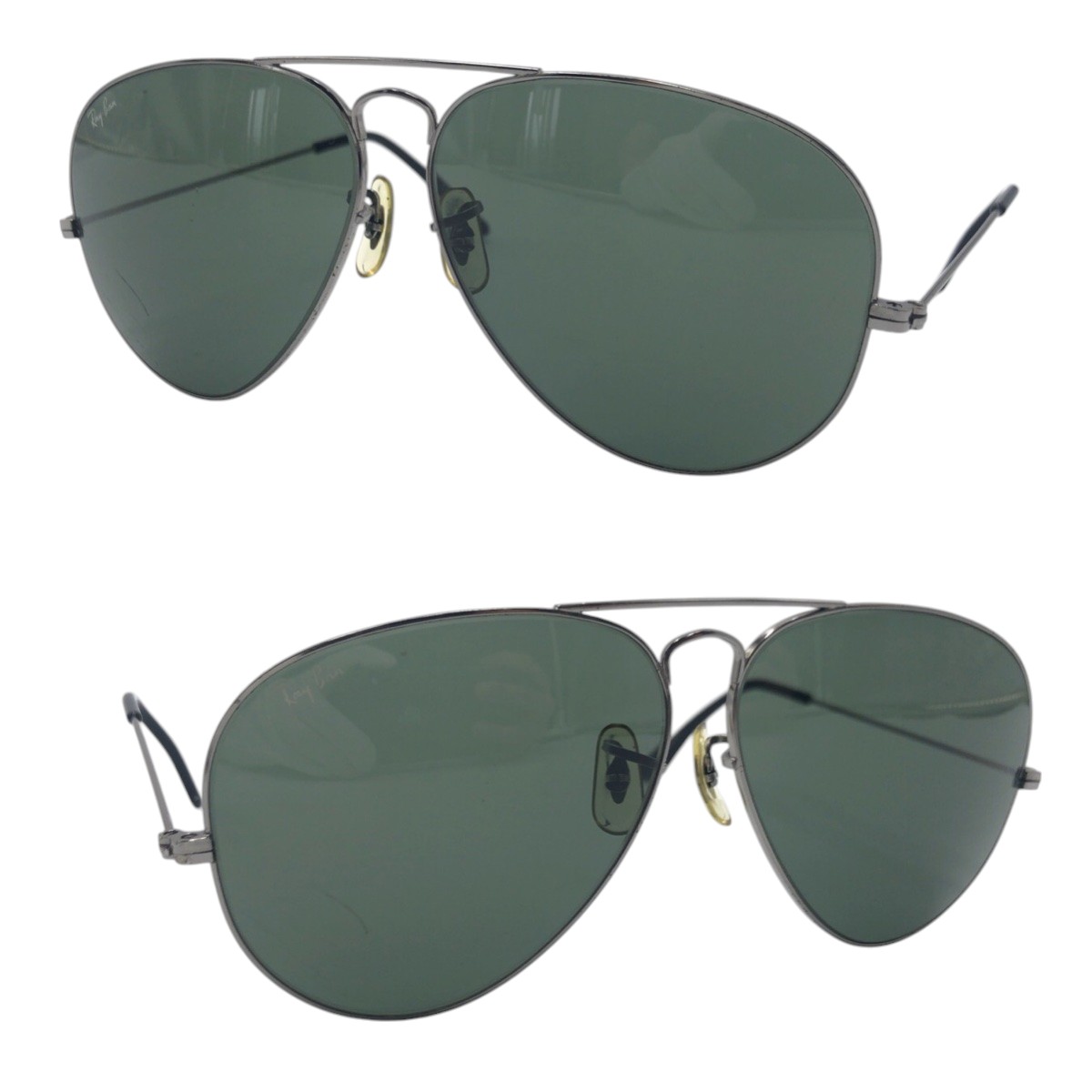 ヴィンテージ B&L RAY-BAN U.S.A シルバー ブラック メタル W3131 6214 サングラス 男女兼用 メンズ 501809 ヴィンテージ B&L RAY-BAN U.S.A シルバー ブラック メタル W3131 6214 サングラス 男女兼用 メンズ 501809