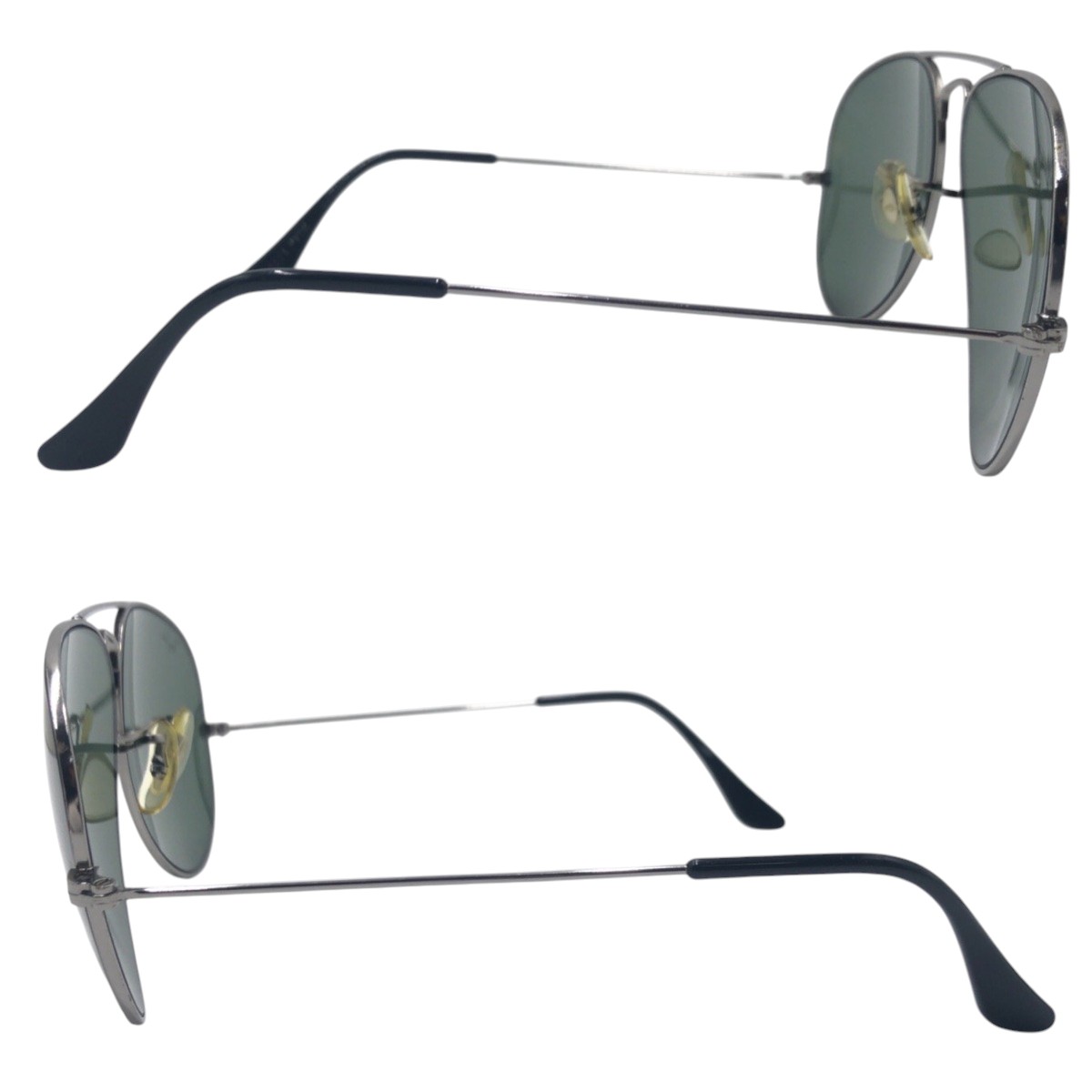 ヴィンテージ B&L RAY-BAN U.S.A シルバー ブラック メタル W3131 6214 サングラス 男女兼用 メンズ 501809 ヴィンテージ B&L RAY-BAN U.S.A シルバー ブラック メタル W3131 6214 サングラス 男女兼用 メンズ 501809