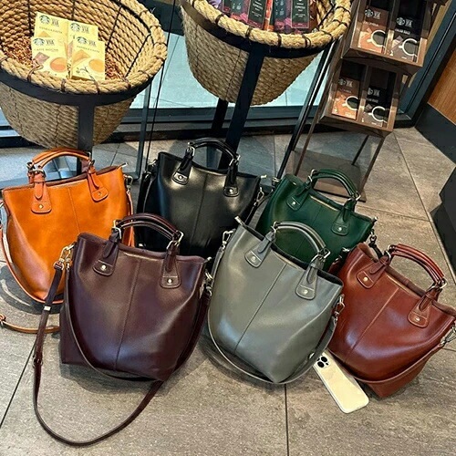 本牛革 ハンドバッグ 3way ショルダーバッグ トートバッグ 底鋲 レディース 肩掛け 斜め掛け 大人 通勤 おしゃれ フォーマル シンプル 無地 上品 ビジネス 入学式 卒業式 出張 旅行 母の日