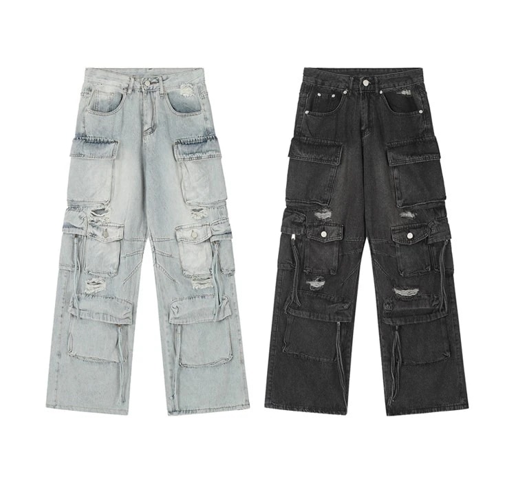 カーゴパンツ デニムジーパン 男女兼用 ユニセックス オーバーサイズ 大きいサイズ ビッグサイズ レディース メンズ 韓国 ストリート 春夏秋冬 カーゴパンツ デニムジーパン 男女兼用 ユニセックス オーバーサイズ 大きいサイズ ビッグサイズ レディース メンズ 韓国 ストリート 春夏秋冬