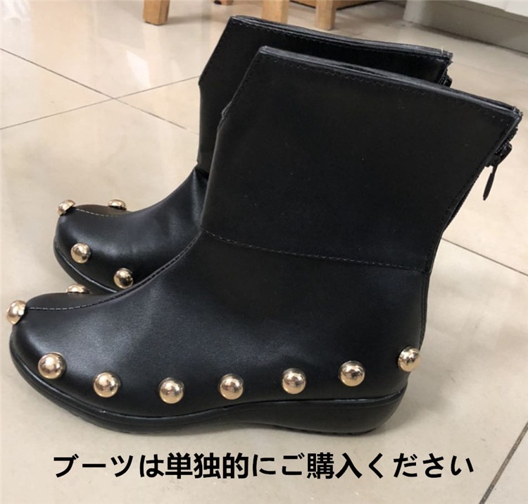 ジョジョの奇妙な冒険 天国の眼 子供 空条徐倫 コスプレ衣装 くうじょう ジョリーン コスプレ 靴 シューズ ブーツ コスチューム