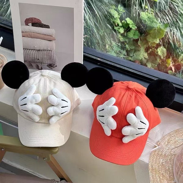 Qoo10] キャップ レディース 深め ディズニーミ