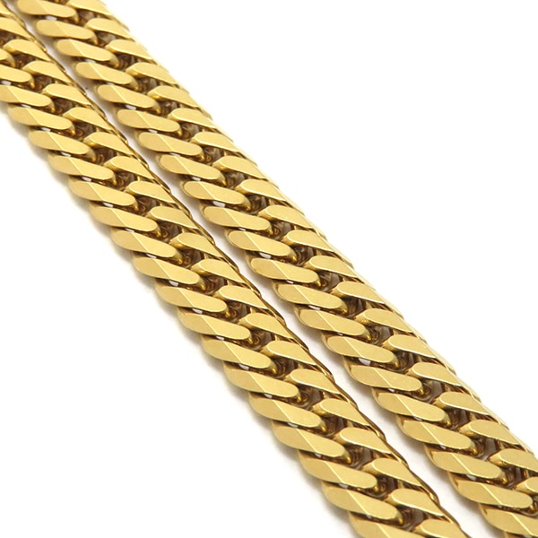 【新品】喜平ネックレス K18 18金 750 6面ダブル 50.0g 50cm 6.0mm キヘイ チェーン 金ネックレス 造幣局検定マーク メンズ 50g K18YG 6面ダブル 喜平ネックレス 50cm 20.2g A