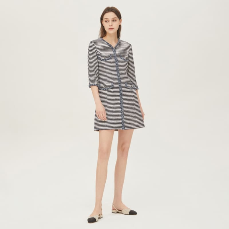 (シスレー) シスレートルーディツイードドレス SAOP07211_NY (シスレー) シスレートルーディツイードドレス SAOP07211_NY