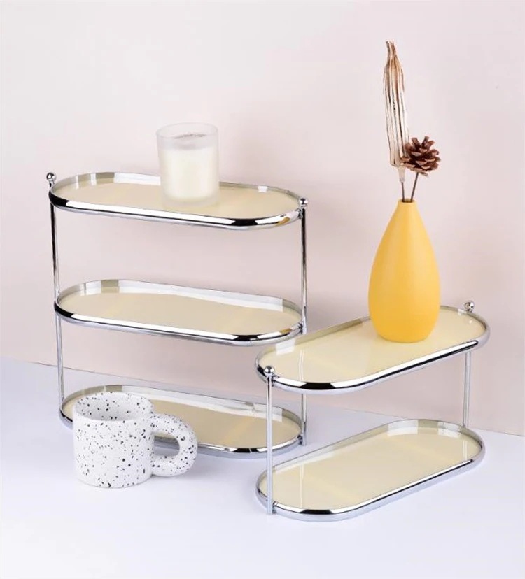 【送料無料】スタイル パンチレス 学生寮 三层棚 二层収納棚 異物収納棚 テーブル棚 洗面台 浴室収納 化粧品 スキンケア収納棚