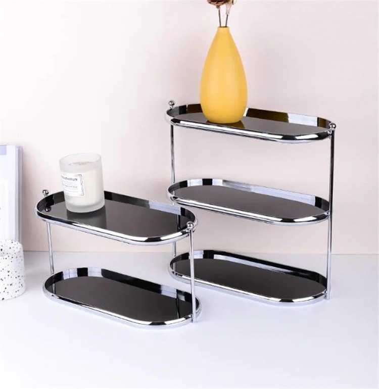 【送料無料】スタイル パンチレス 学生寮 三层棚 二层収納棚 異物収納棚 テーブル棚 洗面台 浴室収納 化粧品 スキンケア収納棚