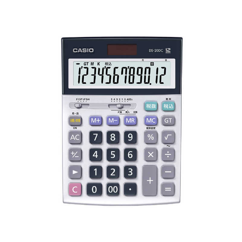 カシオ　CASIO　本格実務電卓(日数・時間計算)　DS-20DC-N