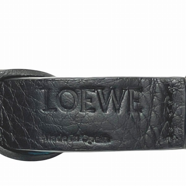 ロエベ シン ブレイデッド ストラップ 112.30 レザー 編み込み ベルト 【中古】