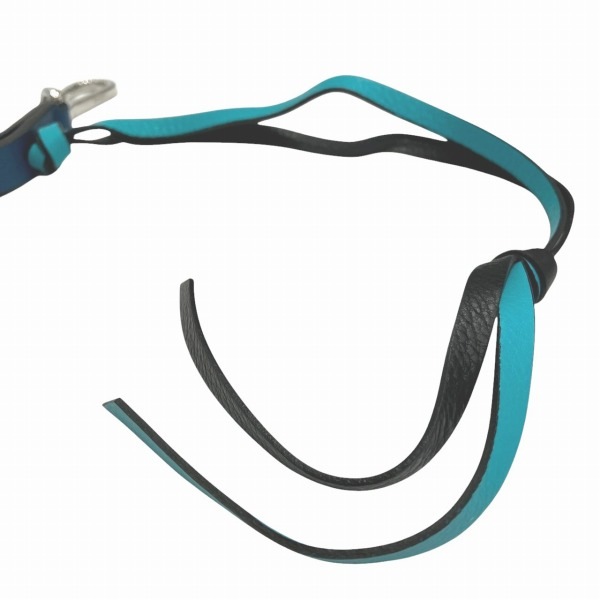 ロエベ シン ブレイデッド ストラップ 112.30 レザー 編み込み ベルト 【中古】