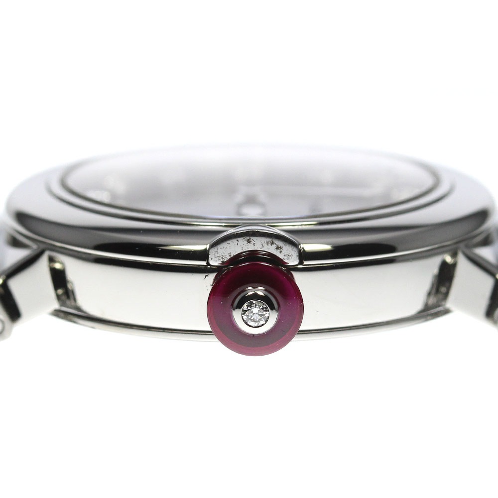 ブルガリ BVLGARI LU28S ルチェア 12Pダイヤ クォーツ レディース 美品 箱保証書付き_791366【中古】