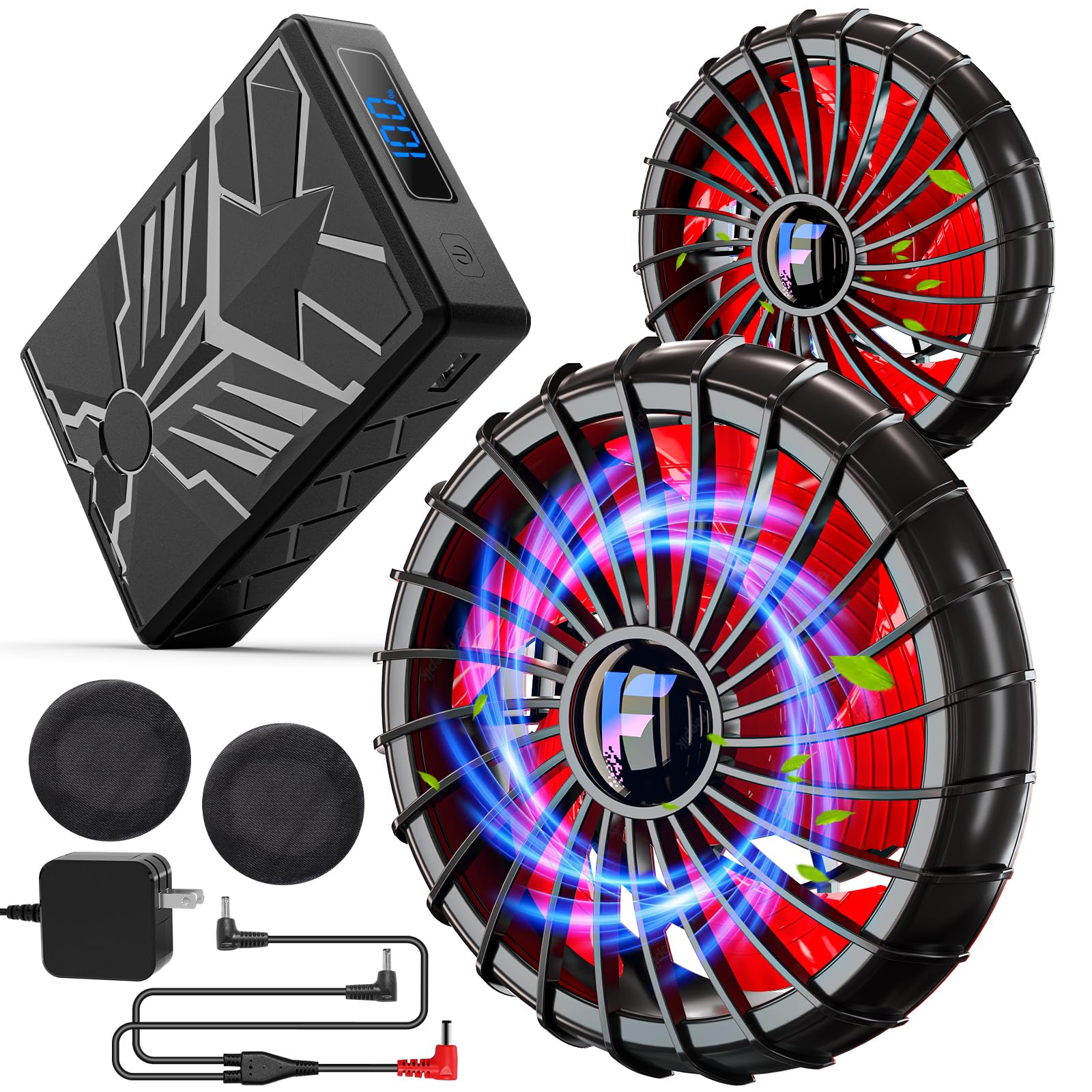 50V 空調作業服 ファンバッテリーセット超高出力 日本製ブラシレス