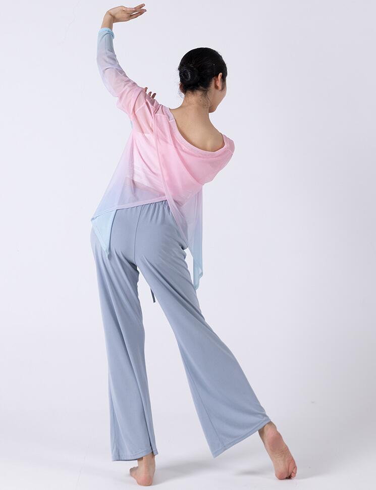 古典ダンスウェア 透け感長袖ブラウス 中華古典舞踊 グラデーション ワイドパンツ レディースダンスウェア ダンスパンツ ダンス練習着 団服 レッスン着 古典ダンス バレエダンス 社交ダンス モダ 古典ダンスウェア 透け感長袖ブラウス 中華古典舞踊 グラデーション ワイドパンツ レディースダンスウェア ダンスパンツ ダンス練習着 団服 レッスン着 古典ダンス バレエダンス 社交ダンス モダ
