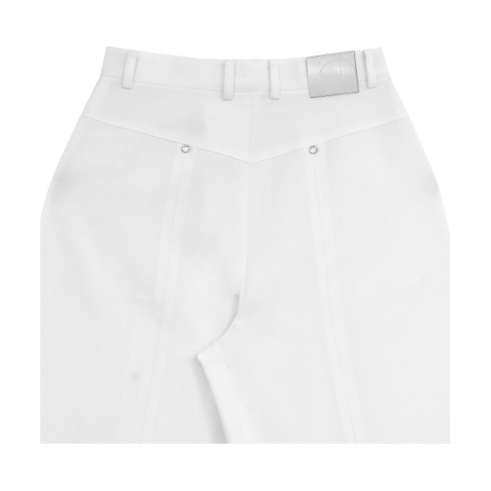 TREEMINGBIRD Rivet Slit Trouser White TMB246PT804_00