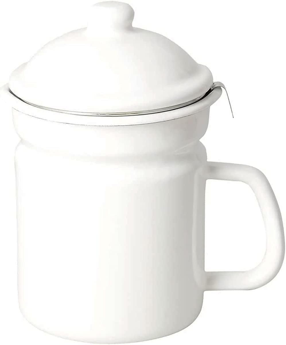 オイルポット ホーロー 1.1L ホワイト 油こし器 漉し網 付き ホワイトカラーで清潔感のあるお洒落なホーロー製オイルポット 内側も白いので漉した油の色も分かりやすく使いやすい 油 保存 容器 琺瑯 オイルポット ホーロー 1.1L ホワイト 油こし器 漉し網 付き ホワイトカラーで清潔感のあるお洒落なホーロー製オイルポット 内側も白いので漉した油の色も分かりやすく使いやすい 油 保存 容器 琺瑯