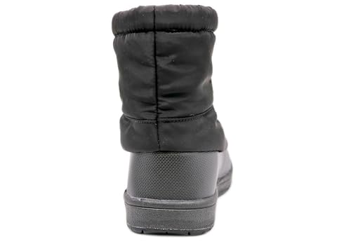 [モズ] 強撥水 防水 防滑 防寒 暖かい スノーブーツ レイン 雨 雪 軽い レディース 95022700 ブラック