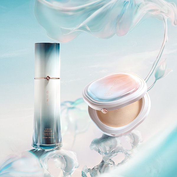 Qoo10] 花西子 【公式】晴光美肌 UVカットセット 玉容