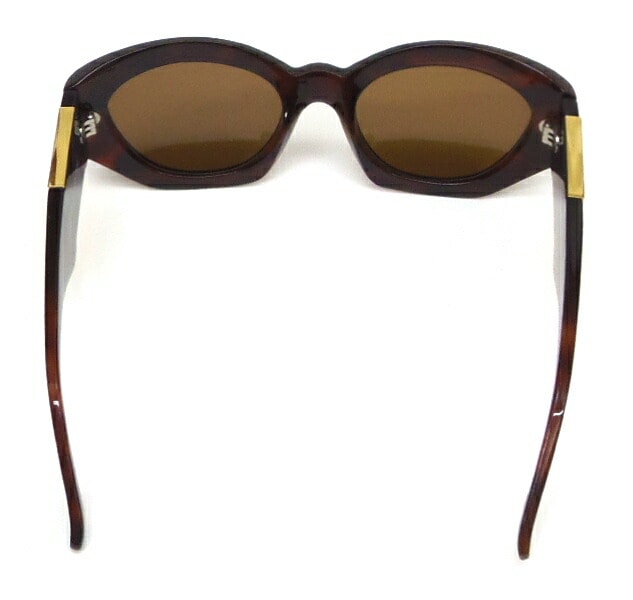ｼﾞｬﾝﾆｳﾞｪﾙｻｰﾁ GIANNI VERSACE ｻﾝｸﾞﾗｽ べっ甲 ﾒﾃﾞｭｰｻ ﾌﾞﾗｳﾝ 【中古】(61904)