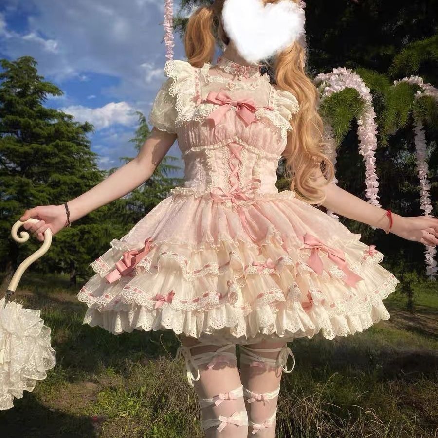 ハロウィンキュンキュン人形正規品バレエケーキドレスワンピースlolita韓国個性街頭着挂けスカート ハロウィンキュンキュン人形正規品バレエケーキドレスワンピースlolita韓国個性街頭着挂けスカート