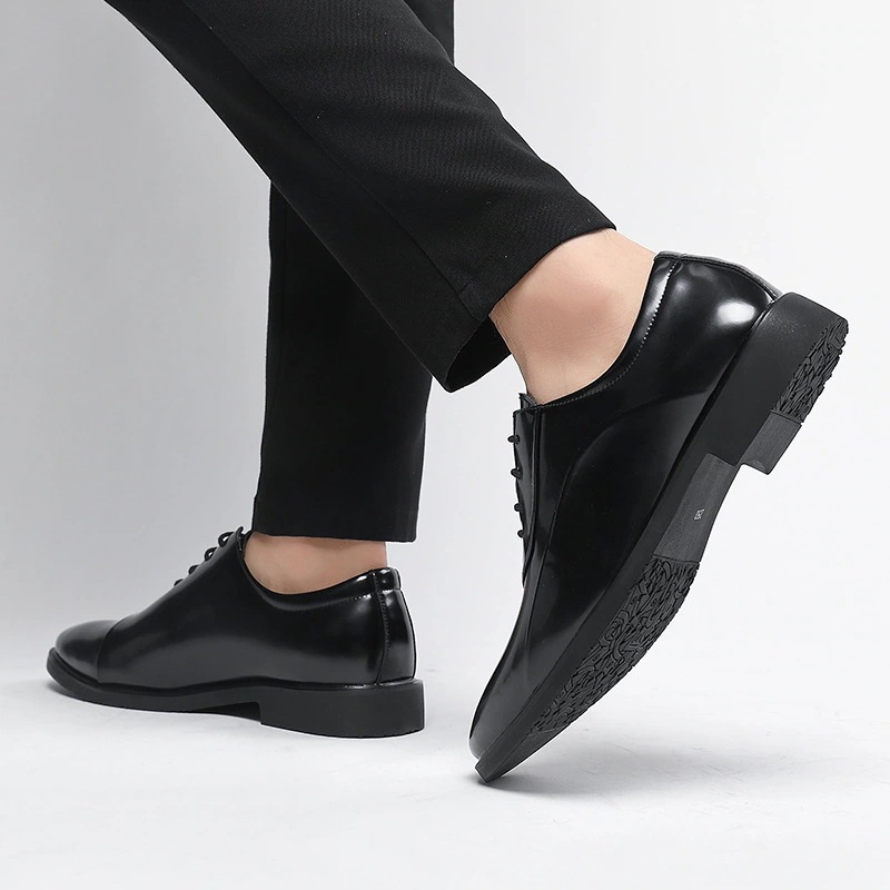 メンズレザーシューズビジネスフォーマルメンズブルー英国スタイルポインテッドトゥソフトソール身長アップ新郎ウェディングシューズ3 メンズレザーシューズビジネスフォーマルメンズブルー英国スタイルポインテッドトゥソフトソール身長アップ新郎ウェディングシューズ3