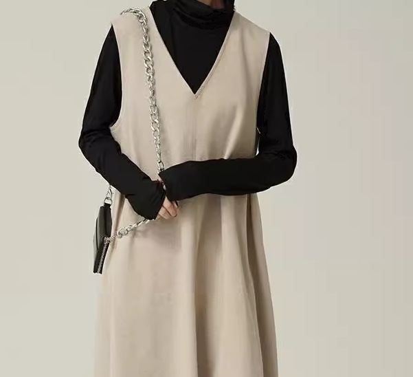 レディース ワンピース プルオーバー ニットワンピ ロング マキシ 袖なし ノースリーブ Vネック Aライン かわいい 大人可愛い きれいめ シンプル カジュアル 上品 おしゃれ ガーリー エレガント