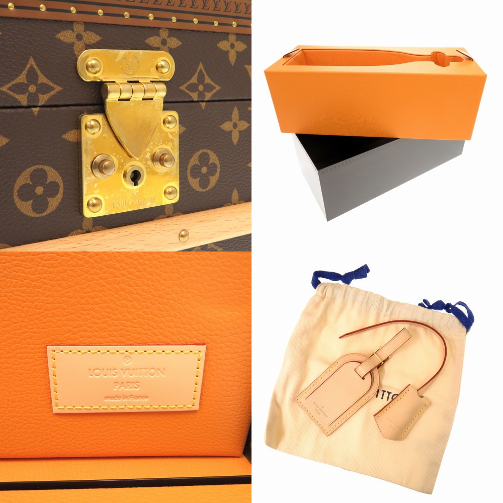 新品同様 コフレ シャンパーニュ モノグラム M20309 トランク モノグラムキャンバス ブラウン LV 1034【中古】 メンズ