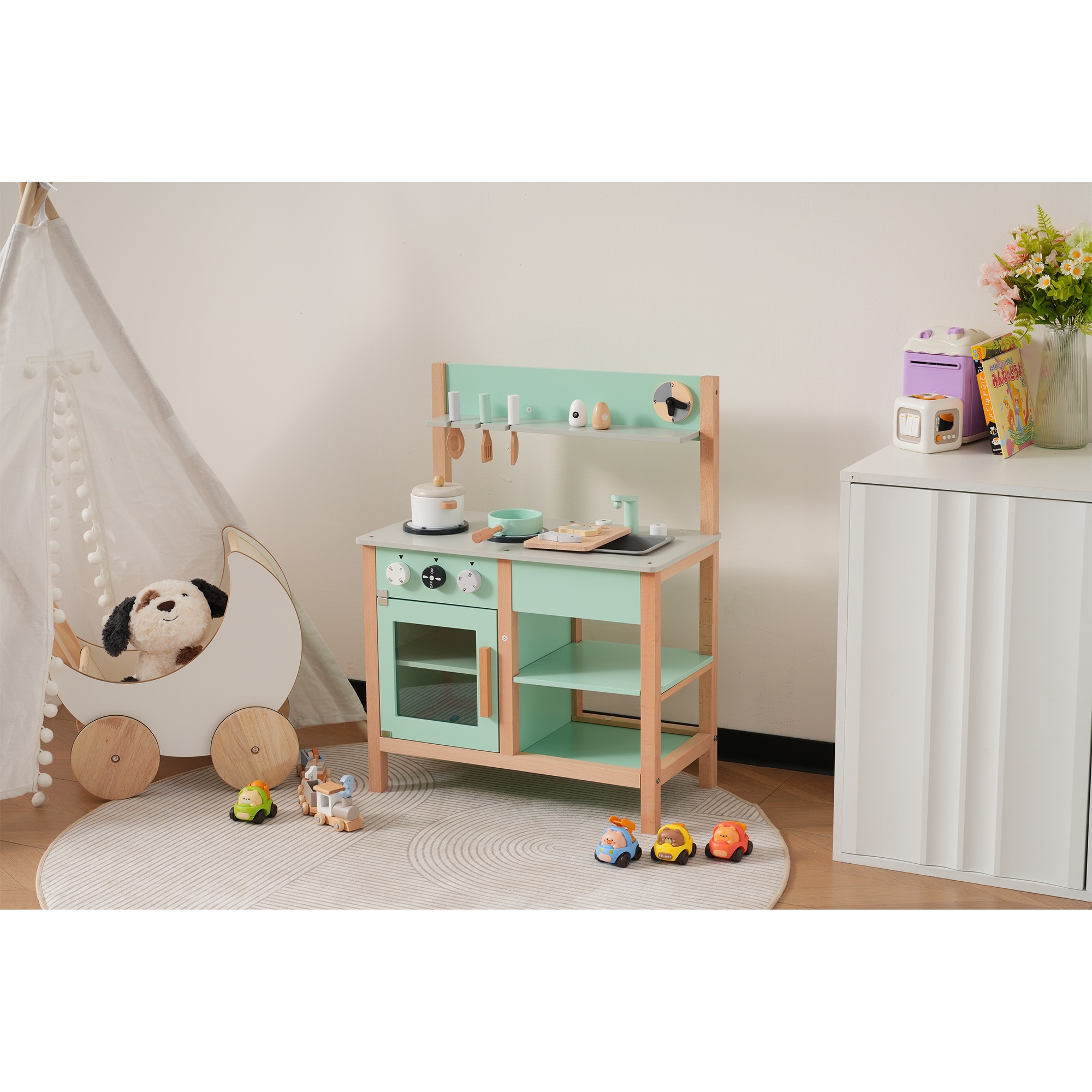 【国内即発送】204おままごとキッチン 木製 誕生日 台所 調理器具付 食材 知育玩具 コンロ212 【国内即発送】204おままごとキッチン 木製 誕生日 台所 調理器具付 食材 知育玩具 コンロ212