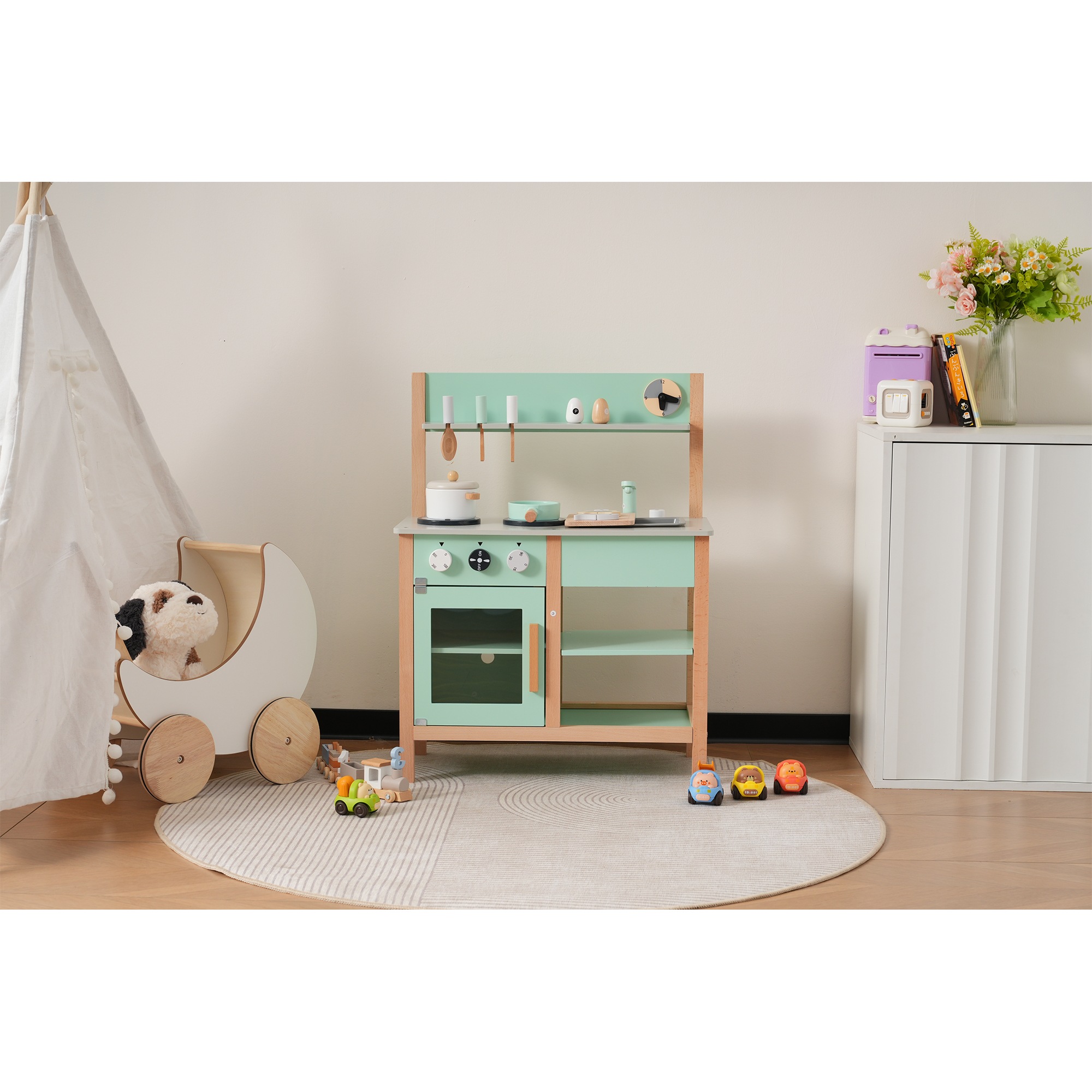 【国内即発送】204おままごとキッチン 木製 誕生日 台所 調理器具付 食材 知育玩具 コンロ212 【国内即発送】204おままごとキッチン 木製 誕生日 台所 調理器具付 食材 知育玩具 コンロ212