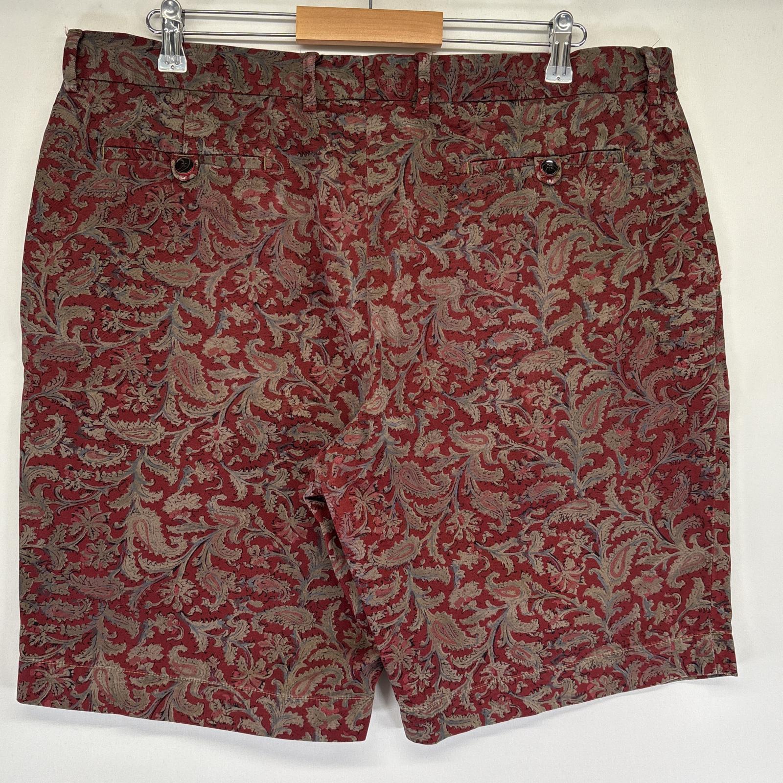 古着 90s/90年代 ポロバイラルフローレン Polo by Ralph Lauren ショートパンツ ペイズリー柄 チノパン 総柄 w38 レッド メンズ 古着 90s/90年代 ポロバイラルフローレン Polo by Ralph Lauren ショートパンツ ペイズリー柄 チノパン 総柄 w38 レッド メンズ
