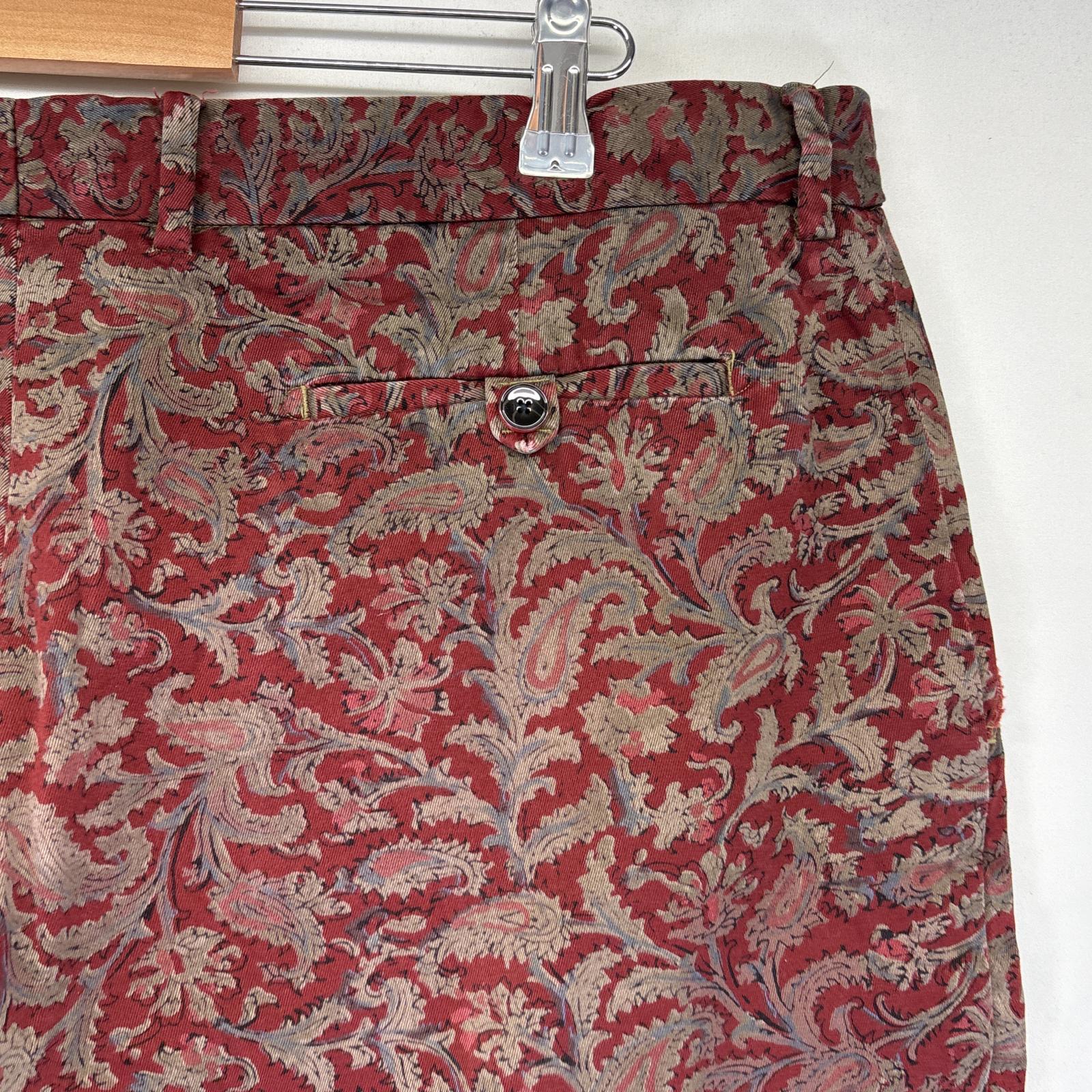 古着 90s/90年代 ポロバイラルフローレン Polo by Ralph Lauren ショートパンツ ペイズリー柄 チノパン 総柄 w38 レッド メンズ 古着 90s/90年代 ポロバイラルフローレン Polo by Ralph Lauren ショートパンツ ペイズリー柄 チノパン 総柄 w38 レッド メンズ