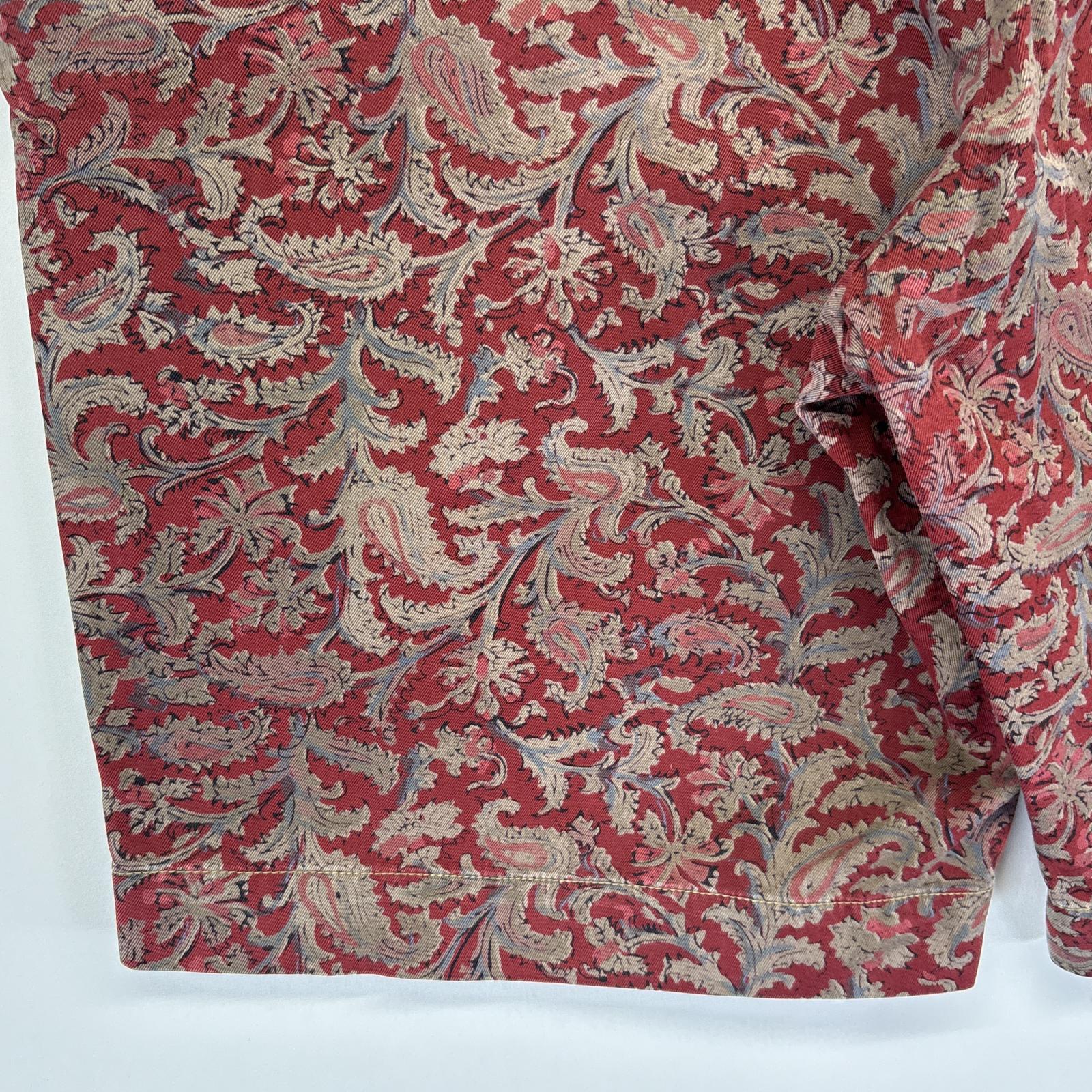 古着 90s/90年代 ポロバイラルフローレン Polo by Ralph Lauren ショートパンツ ペイズリー柄 チノパン 総柄 w38 レッド メンズ 古着 90s/90年代 ポロバイラルフローレン Polo by Ralph Lauren ショートパンツ ペイズリー柄 チノパン 総柄 w38 レッド メンズ