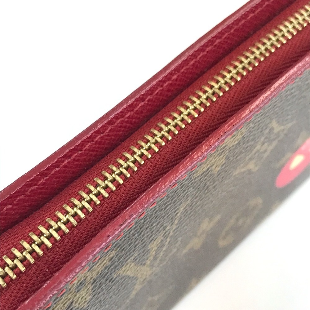 長財布 M95006 ポルトモネ ジップ モノグラム チェリー ラウンドファスナー モノグラムキャンバス ブラウン 長財布 M95006 ポルトモネ ジップ モノグラム チェリー ラウンドファスナー モノグラムキャンバス ブラウン
