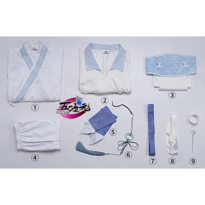 三分妄想　魔道祖師　公式衣装　コスプレ　藍忘機　少年ver　ウィッグ 靴　追加可