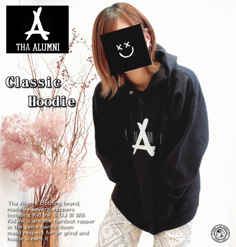 【在庫処分】 Classic Hoodie BLACK 女性にもオススメモデル 【在庫処分】 Classic Hoodie BLACK 女性にもオススメモデル