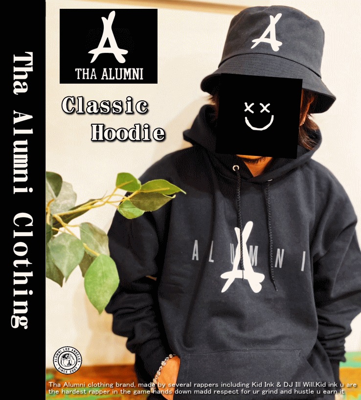 【在庫処分】 Classic Hoodie BLACK 女性にもオススメモデル 【在庫処分】 Classic Hoodie BLACK 女性にもオススメモデル