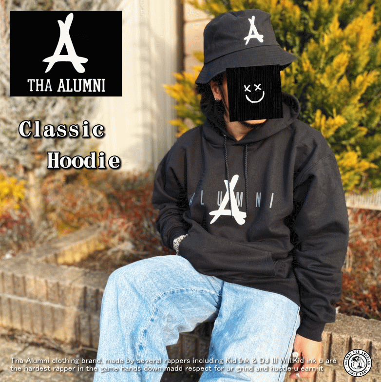 【在庫処分】 Classic Hoodie BLACK 女性にもオススメモデル 【在庫処分】 Classic Hoodie BLACK 女性にもオススメモデル