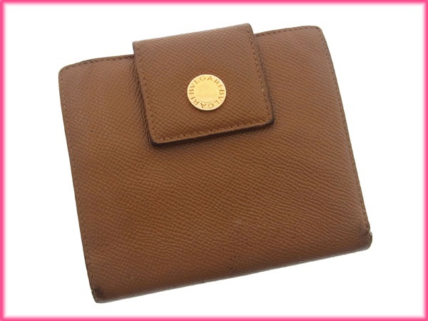 ブルガリ 二つ折り財布 ロゴ入ボタン付き... : バッグ・雑貨 : ブルガリ 新作人気