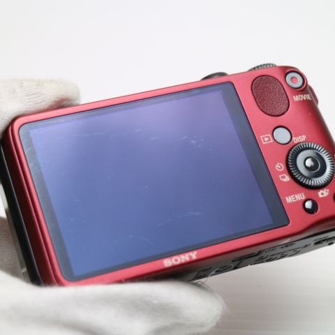 美品 DSC-HX10V レッド デジカメ SONY 166